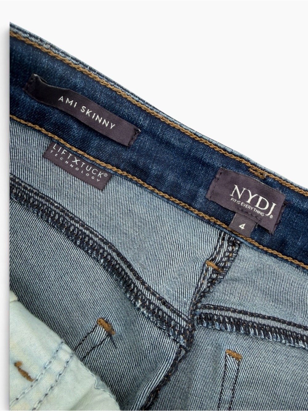 NYDJ Jeans Bundle 3 Pair Size 4 | Ami Skinny, Marilyn Straight & Bootcut - Picture 10 of 16